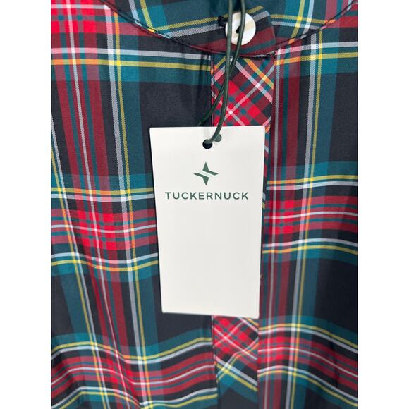 TUCKERNUCK Highland Tartan Royal Shirt Dress NWT Size Large - Picture 10 of 10